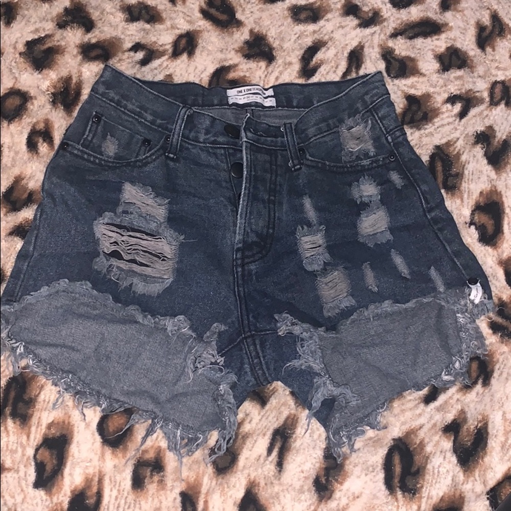 One Teaspoon distressed shorts